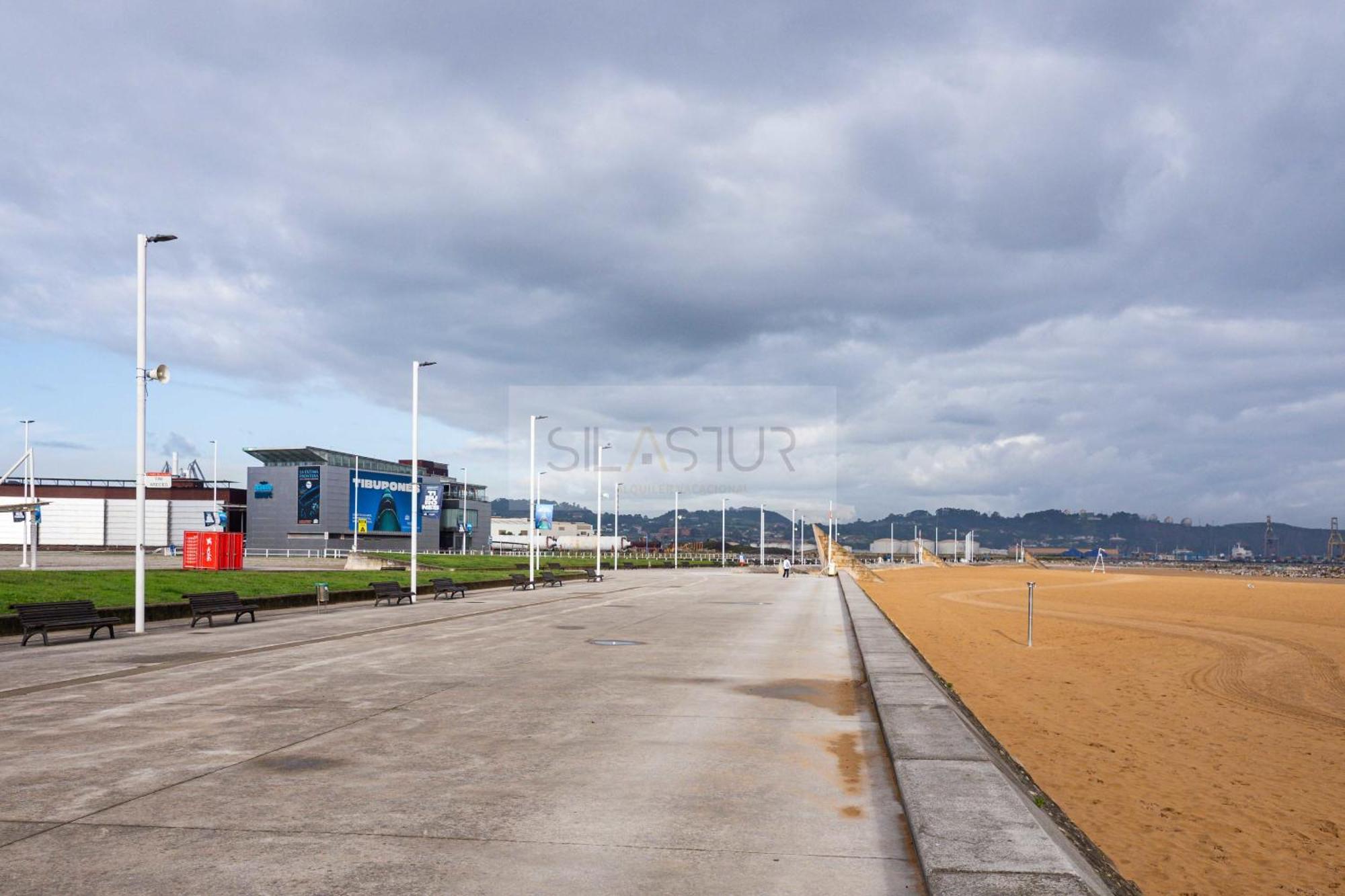 A Pie De Playa B By Silastur Gijón Exteriör bild